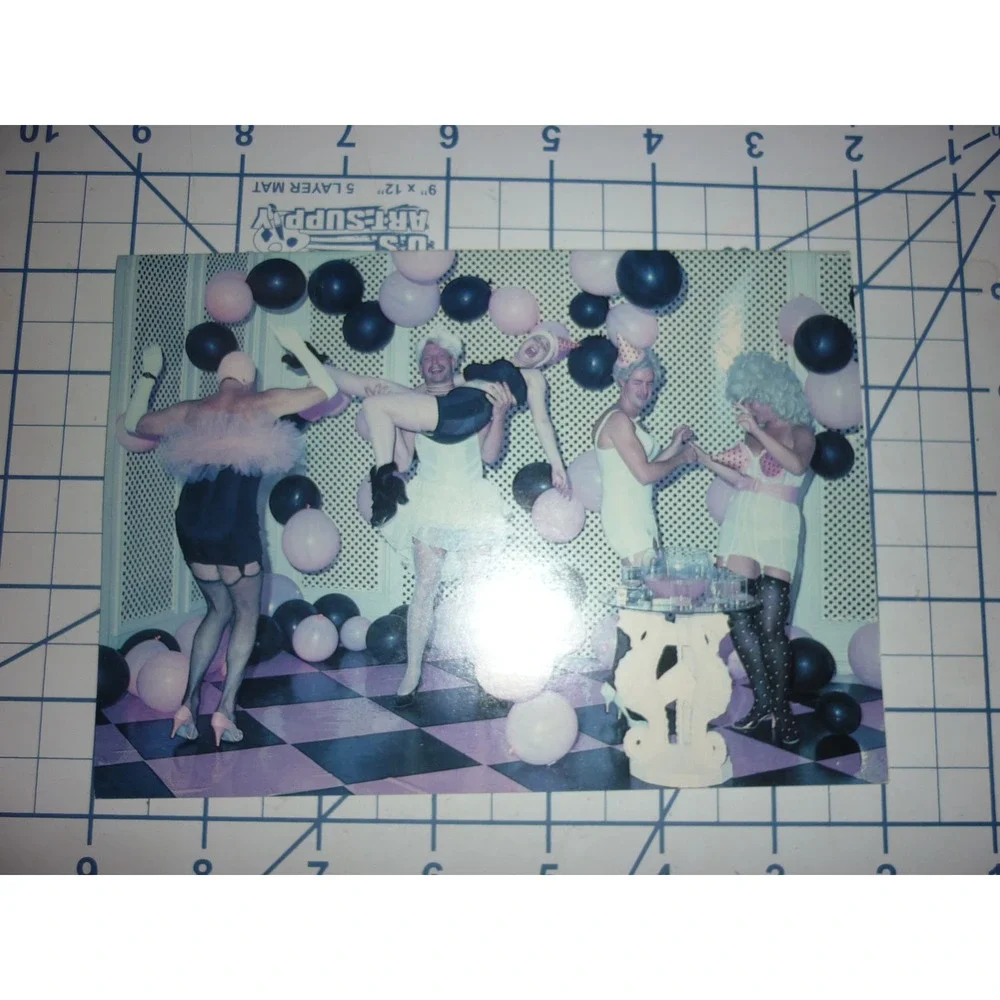 Vintage 1983 Aquavision Drag Queen Birthday Card Hobart Nichols Baltimore MD
